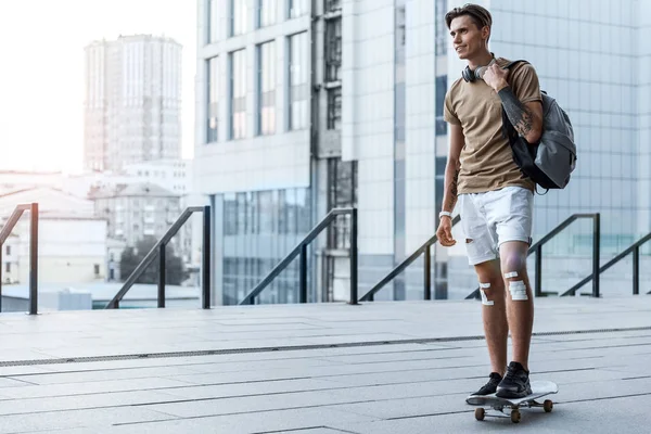 Işınlama kişini skate Street üzerinde