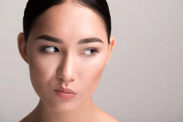 Chica decepcionada expresando sus sentimientos — Foto de Stock