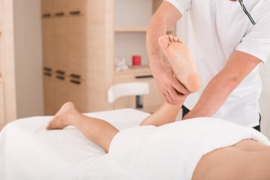 Yetişkin erkek Güzellik Salonu dinlenme sahip