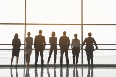 Grup manzarayı iş adamları