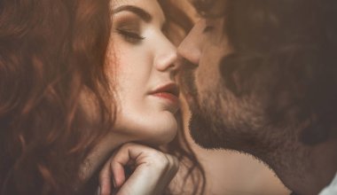 Onların nazik duygularını ifade tutkulu Çift