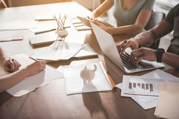 Coworkers creating go to market strategy — Stock Photo, Image