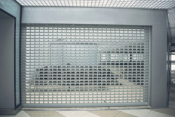 Contemporary metal entrance between apartments