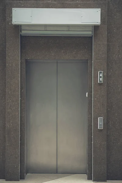 현대 실버 엘리베이터 실내 situating — 스톡 사진