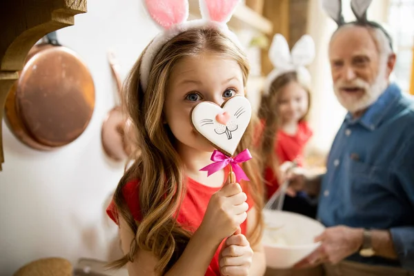 Fake nose for cute bunny stock photo — Stock Photo, Image