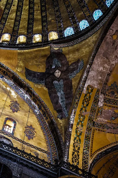 Stambuł, Turcja - Kwiecień 15, 2015: Serafin w Hagia Sophia — Zdjęcie stockowe