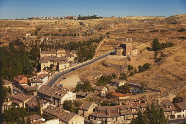 Landscape of Segovia, Spain clipart