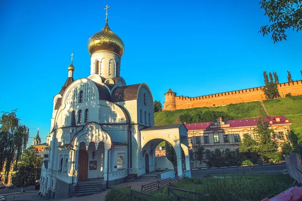 Iglesia el icono kazan de la Madre Dios en Nizhny Novgorod — Foto de Stock