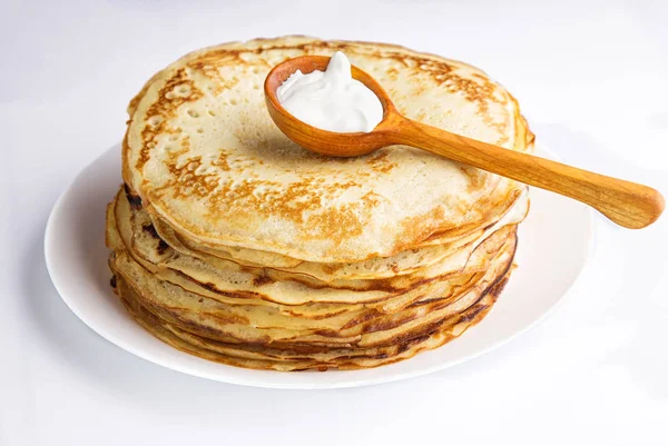 tabakta - izole krep yığını