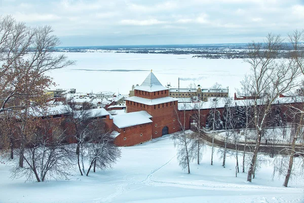 Veduta di Nizhny Novgorod Cremlino — Foto Stock
