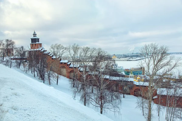 Veduta di Nizhny Novgorod Cremlino — Foto Stock