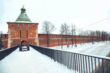 Nijniy Novgorod Kremlin görünümünü