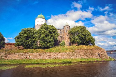 Vyborg Cityscape yaz gün