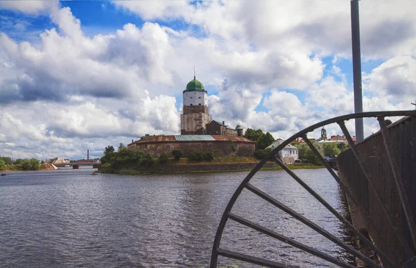 Vyborg Cityscape yaz gün — Stok fotoğraf