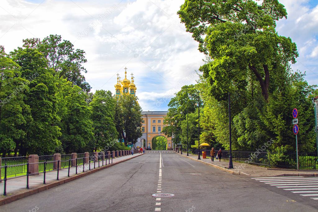 Catherine Palace and Lyceum in Tsarskoe Selo