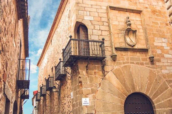 Carvajal palast in caceres, spanien — Stockfoto