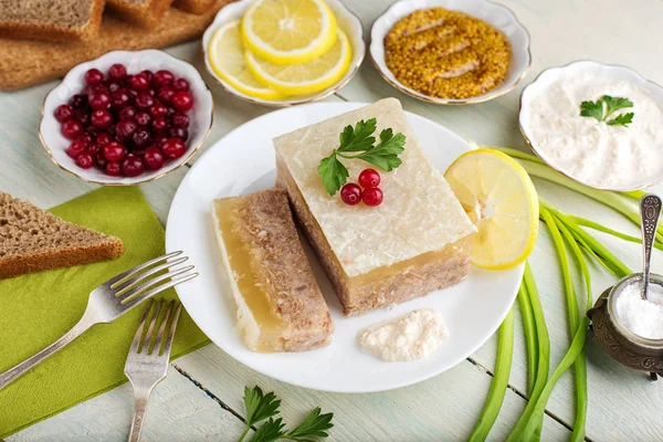 Galantine Etli jöle ve baharatlar