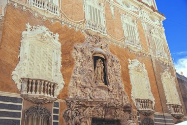 Valencia palacio marques de dos aguas saray cephe alabaster İspanya içinde