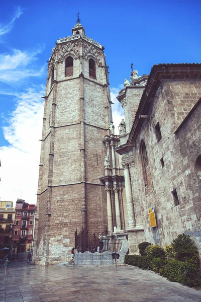 Basilica Cathedral of Saint Mary i Valencia — Stockfoto