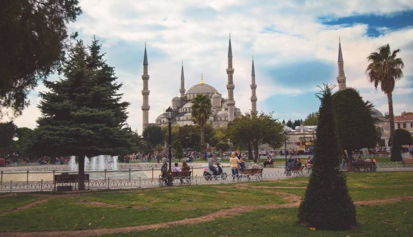 Blue Mosque Sultanahmet in Istanbul — Stock Photo, Image