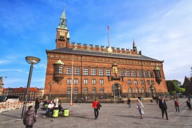 Belediye Binası kale Old Town Kopenhag, Danimarka