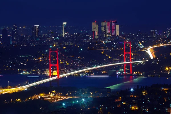 Gece Boğaz Köprüsü, Istanbul, Türkiye