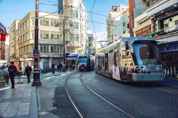 Istanbul, Türkiye'de modern tramvay