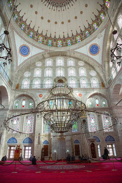 Interno della Moschea del Sultano Mihrimah — Foto Stock