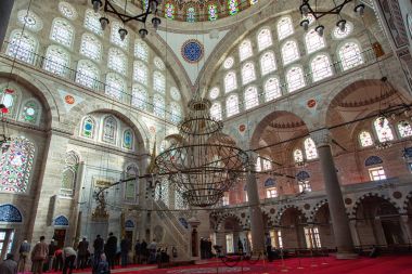 Mihrimah Sultan Camii Istanbul'da iç