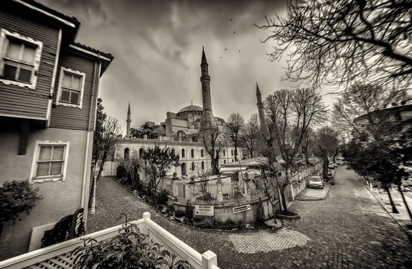 Hagia Sophia in Istanbul. Das weltberühmte Monument der byzantinischen Architektur. — Stockfoto