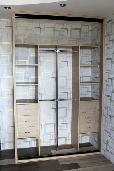 Wardrobe. The manufacture of furniture. Interior design — Stock Image Wardrobe. The manufacture of furniture. Interior design Royalty Free Stock Photos