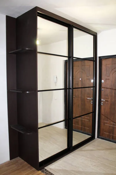 Wardrobe with sliding doors. Furniture. Interior design — Stock Image Wardrobe with sliding doors. Furniture. Interior design Stock Image