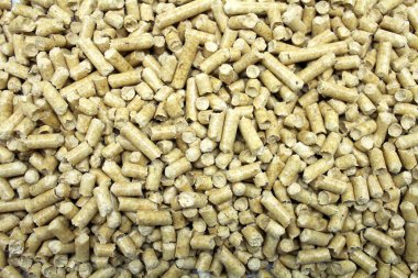 Arka plan görüntüsü olarak sıkıştırılmış çam talaş.