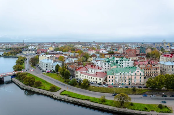 Panorama of the city of Vyborg — Stock Photo, Image