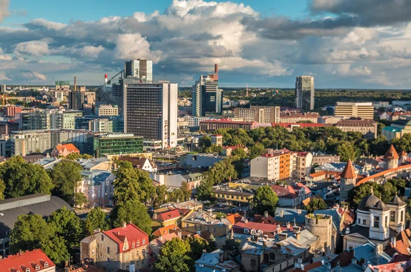Dzielnicy nowe miasto w Tallinie w Estonii — Zdjęcie stockowe