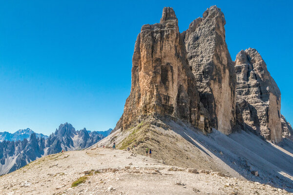 Tre Cime in Dolomites the Italian Alps