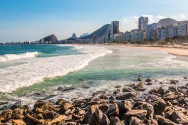 CopacabanaPlajı Rio de Janeiro güzel görünüm