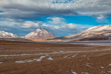 Lago Verde Bolivya'daki güzel görünüm