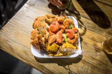Acaraje food in Salvador de Bahia