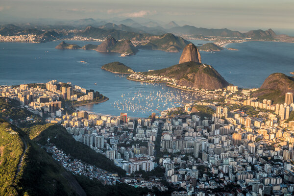 Nice panoramic view of Rio de Janeiro