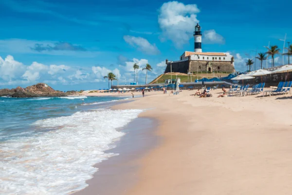 Praia da Barra em Salvador da Bahia — Fotografia de Stock