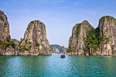 Halong Bay güzel görünüm