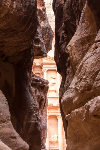 Skattkammaren i petra — Stockfoto