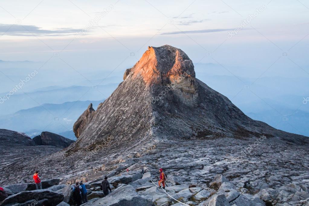 The summit of Mount Kinabalu