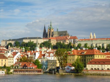 Prag kalesinin panoramik görünüm