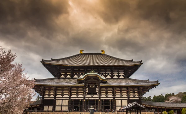 Fasad av Todaiji templet i Nara — Stockfoto