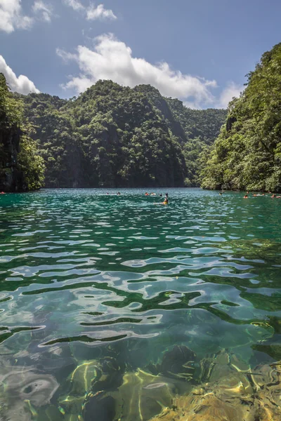 Kayangan Lake w Coron Palawan — Zdjęcie stockowe