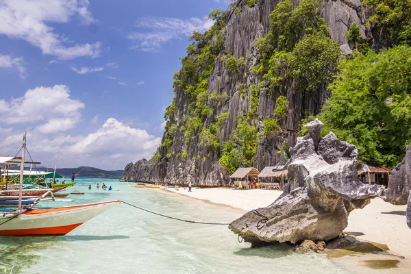 Banul plaży na wyspie Palawan — Zdjęcie stockowe