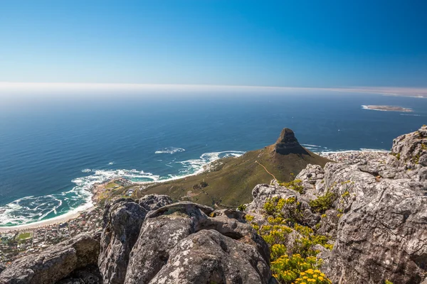 Ładny widok z Lions head w Cape Town — Zdjęcie stockowe