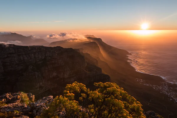 Gün batımı Masa Dağı Cape Town 